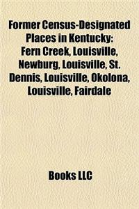 Former Census-Designated Places in Kentucky