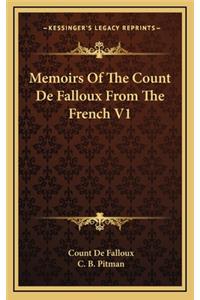 Memoirs of the Count de Falloux from the French V1