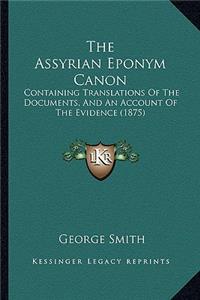 Assyrian Eponym Canon