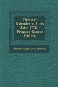 Theater-Kalender Auf Das Jahr 1776
