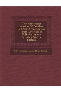 The Norwegian Invasion of Scotland in 1263