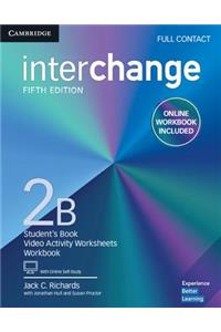 Interchange Level 2b Full Contact with Online Self-Study and Online Workbook