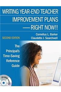 Writing Year-End Teacher Improvement Plans-Right Now!!