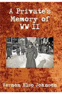 Private's Memory of WWII