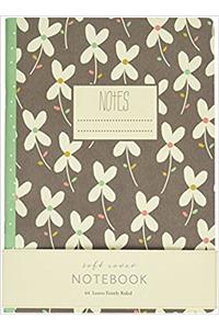 Clover Leaf Dark Grey Large Exercise Boo (Go Stationery)