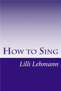 How to Sing