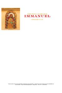 Immanuel Nativity Christmas Letterhead (Pkg of 50)
