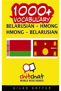 1000+ Belarusian - Hmong Hmong - Belarusian Vocabulary