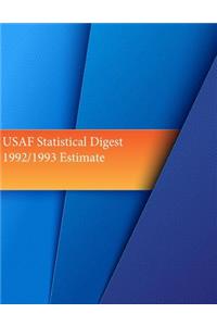 USAF Statistical Digest 1992/1993 Estimate