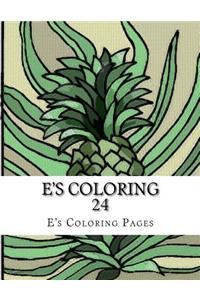 E's Coloring 24