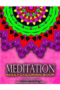 MEDITATION ADULT COLORING BOOKS - Vol.14: women coloring books for adults