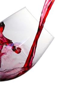 Wine Time! Red Wine Pouring into a Wine Glass Journal