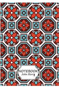 Flower Art Pattern: Notebook Journal Diary