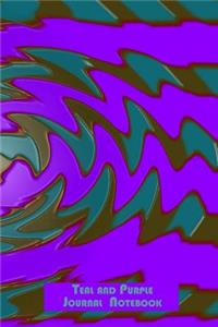 Teal and Purple Journal Notebook
