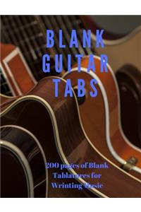 Blank Guitar Tablature