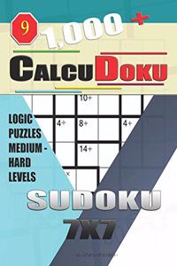 1,000 + Calcudoku sudoku 7x7