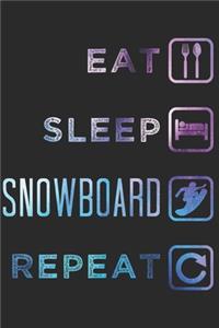 Snowboard Notizbuch