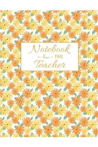 Notebook For Teacher