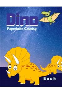 Dino Paperback Coloring Book