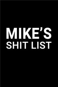 Mike's Shit List