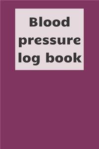 Blood Pressure Log Book