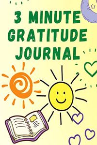 3 Minute Gratitude Journal for Women: Gratitude Journal with Positive Affirmation - Practice Gratitude and Daily Reflection - Motivational quotes