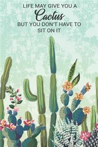 Life May Give You a Cactus But You Don't Have to Sit on It