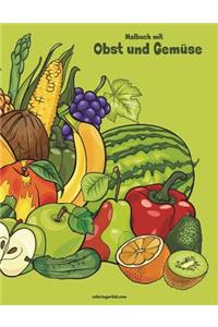 Malbuch mit Obst und Gemüse 1