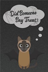 Burmese Cat Lined Notebook