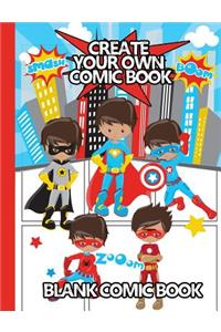 Create Your Own Comic Book - Blank Comic Book