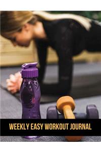 Weekly Easy Workout Journal