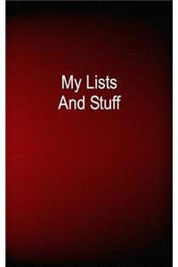 My Lists And Stuff