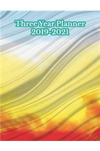 Three Year Planner 2019-2021