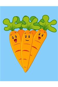 Carrot Sketchbook: Carrot Bordered Sketchbook for Kids. Funny Carrot Drawing Book for Boys and Girls (Blank Bordered Sketchbooks)150 Pages Large 8.5x11 Carrot Sketch Paper Book