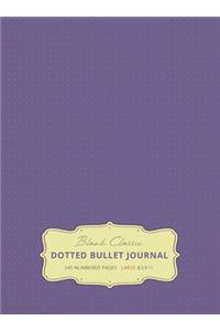 Large 8.5 x 11 Dotted Bullet Journal (Lavender #12) Hardcover - 245 Numbered Pages