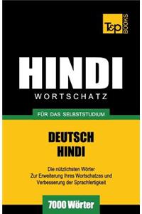 Wortschatz Deutsch-Hindi für das Selbststudium - 7000 Wörter
