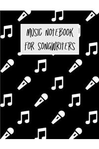Music Notebook for Songwriters