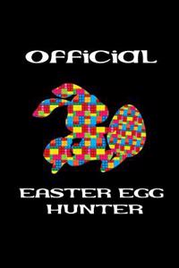 Official Easter Egg Hunter: Easter Egg Lego Blocks Diary for Boys Notebook Gift for Kids, Small Blank Lined Journal to Write in
