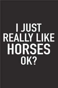 I Just Really Like Horses Ok?