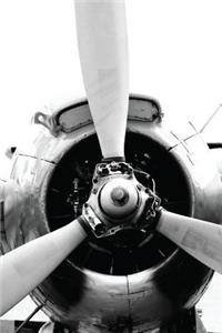 Airplane Propeller Notebook - Lined Notebook
