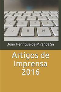 Artigos de Imprensa 2016
