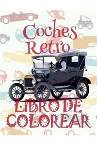 ✌ Coches Retro ✎ Libro de Colorear Carros Colorear Niños 7 Años ✍ Libro de Colorear Infantil