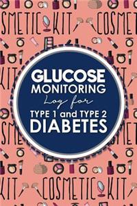 Glucose Monitoring Log for Type 1 and Type 2 Diabetes