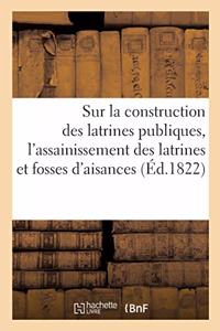 Rapport Du Conseil de Salubrité Sur La Construction Des Latrines Publiques