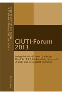 CIUTI-Forum 2013