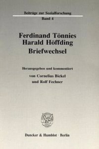 Ferdinand Tonnies - Harald Hoffding
