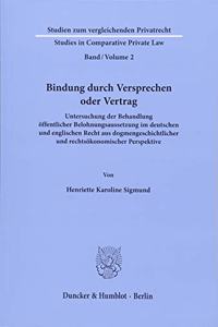 Bindung Durch Versprechen Oder Vertrag