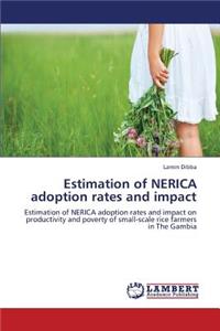 Estimation of Nerica Adoption Rates and Impact