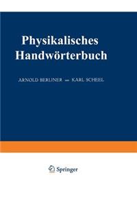 Physikalisches Handwörterbuch
