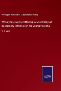 Wesleyan Juvenile Offering